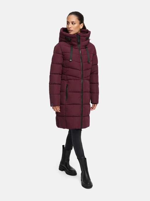 Marikoo Damen Winterjacke Natsukoo – warm, mit Teddyfell & Kapuze - Image 6