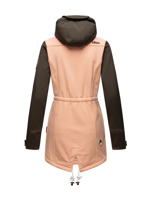 Marikoo lange Damen Steppjacke Abendsternchen mit abnehmbarer Kapuze - Image 5