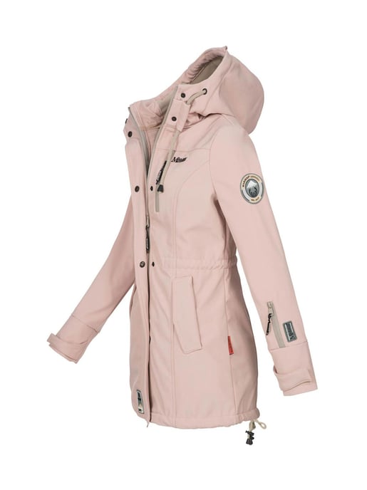 Marikoo lange Damen Steppjacke Abendsternchen mit abnehmbarer Kapuze - Image 2