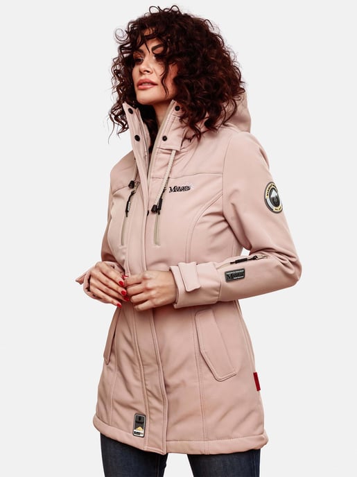 Marikoo lange Damen Steppjacke Abendsternchen mit abnehmbarer Kapuze - Image 4