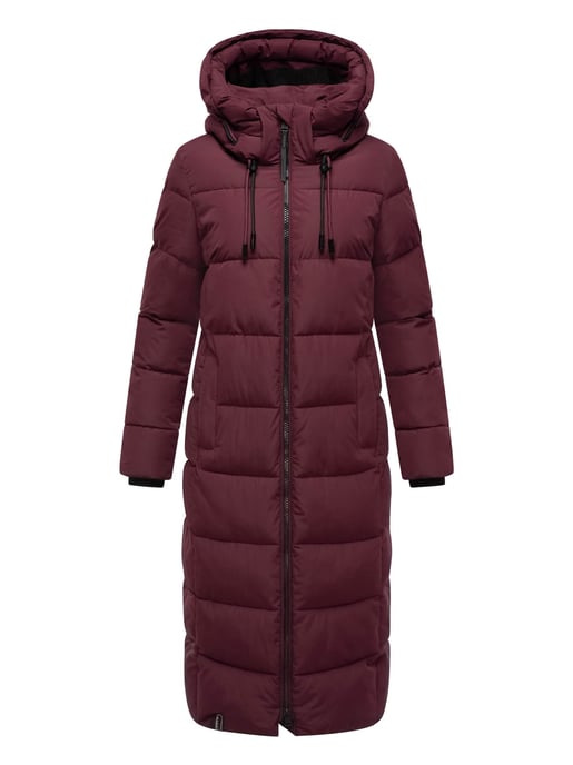 Marikoo Damen Winterjacke Nadeshikoo – lang, warm & mit Kapuze - Image 1