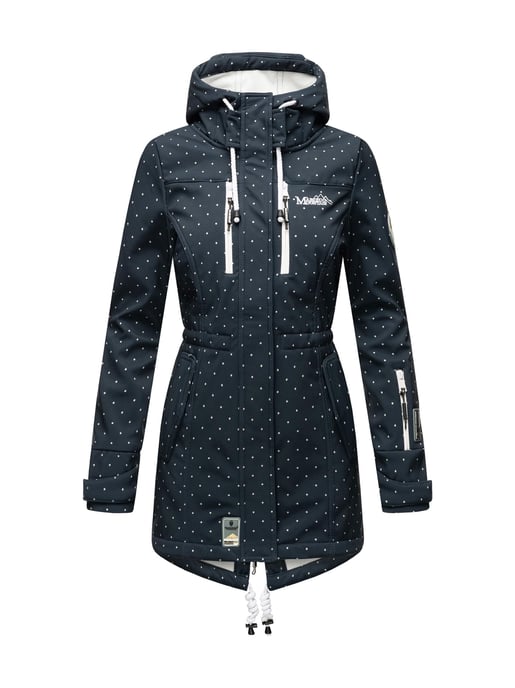 Marikoo lange Damen Steppjacke Abendsternchen mit abnehmbarer Kapuze - Image 2
