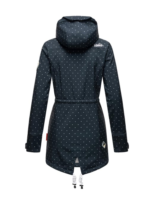 Marikoo lange Damen Steppjacke Abendsternchen mit abnehmbarer Kapuze - Image 5