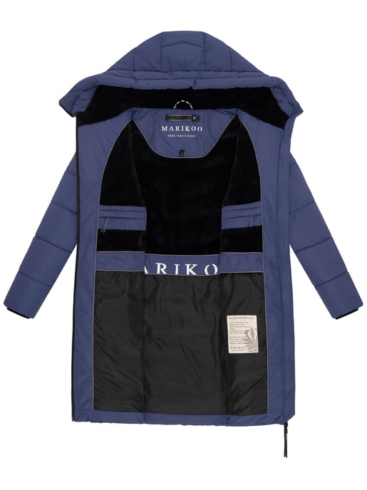 Marikoo Damen Winterjacke Natsukoo – warm, mit Teddyfell & Kapuze - Image 5