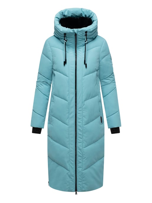 Marikoo Damen Winterjacke Nadaree – lang, warm & mit Kapuze - Image 2