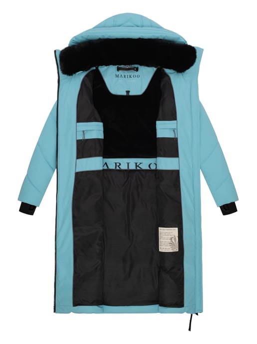 Marikoo Damen Winterjacke Nadaree – lang, warm & mit Kapuze - Image 5