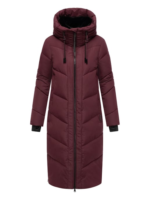 Marikoo Damen Winterjacke Nadaree – lang, warm & mit Kapuze - Image 2