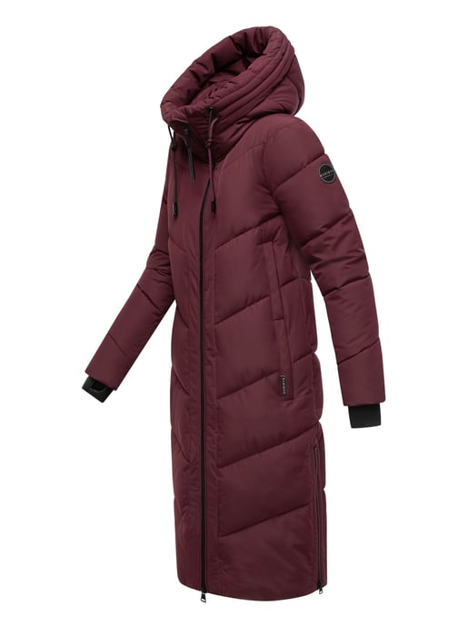 Marikoo Damen Winterjacke Nadaree – lang, warm & mit Kapuze - Image 3