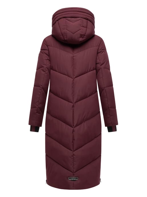 Marikoo Damen Winterjacke Nadaree – lang, warm & mit Kapuze - Image 4