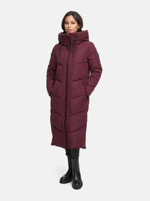Marikoo Damen Winterjacke Nadaree – lang, warm & mit Kapuze - Image 6