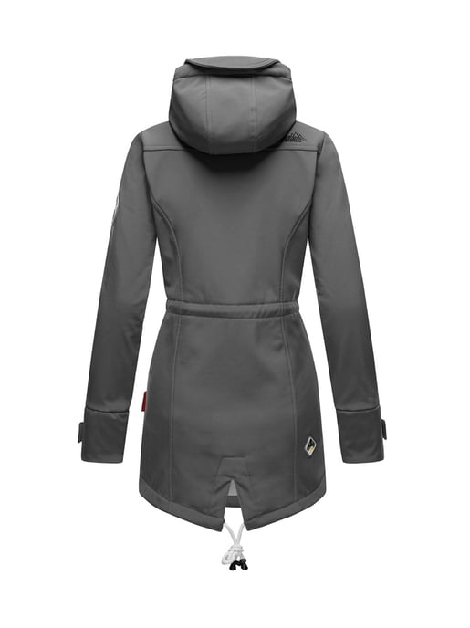 Marikoo lange Damen Steppjacke Abendsternchen mit abnehmbarer Kapuze - Image 3