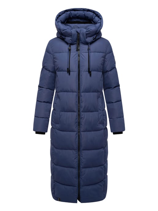 Marikoo Damen Winterjacke Nadeshikoo – lang, warm & mit Kapuze - Image 1