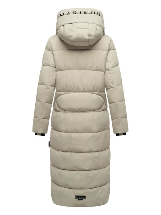 Marikoo Damen Winterjacke Nadeshikoo – lang, warm & mit Kapuze - Image 3