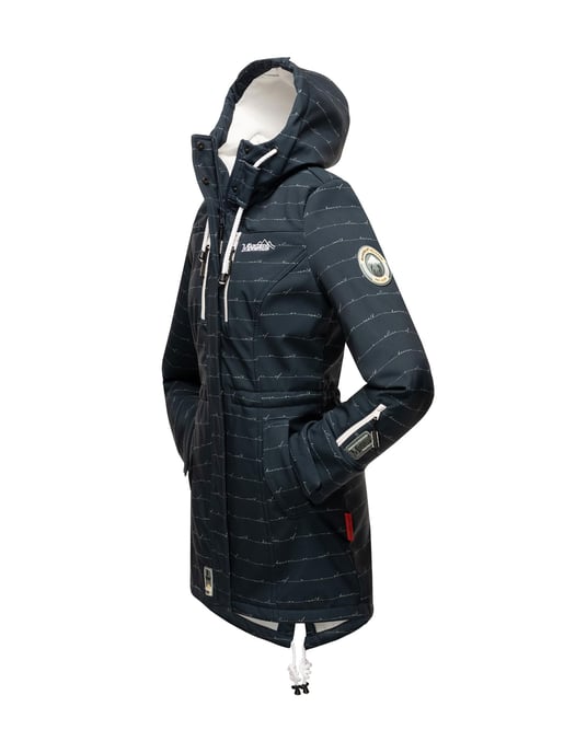Marikoo lange Damen Steppjacke Abendsternchen mit abnehmbarer Kapuze - Image 4