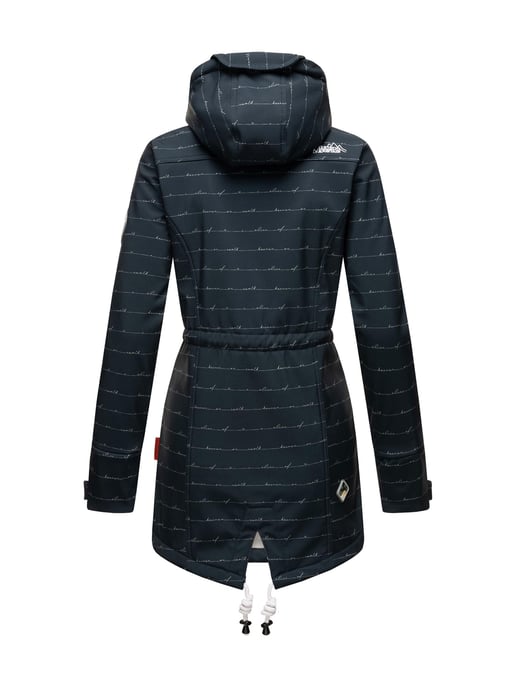 Marikoo lange Damen Steppjacke Abendsternchen mit abnehmbarer Kapuze - Image 5