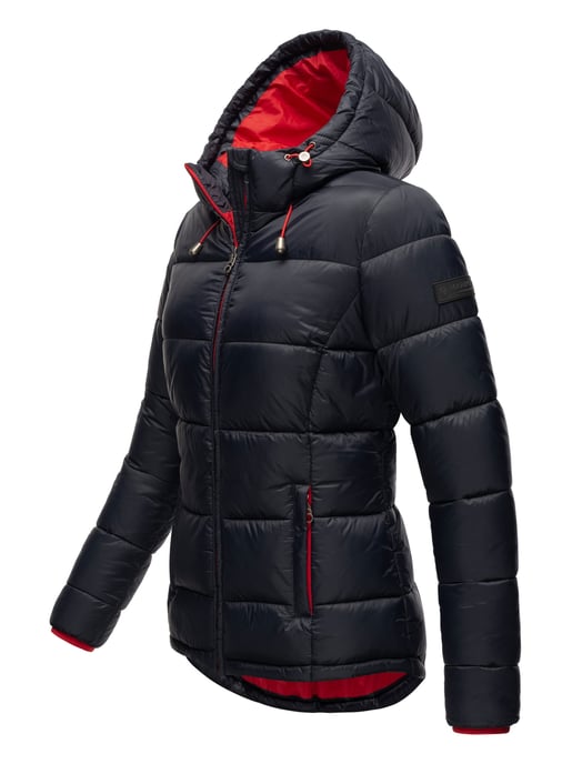 Marikoo Damen Steppjacke – Leichte Übergangsjacke mit Kapuze - Image 3