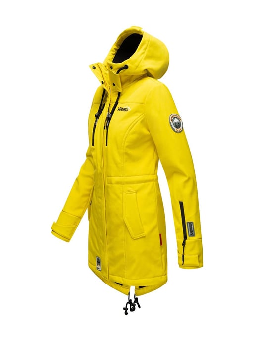 Marikoo lange Damen Steppjacke Abendsternchen mit abnehmbarer Kapuze - Image 3