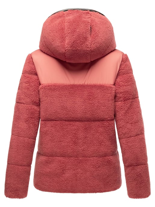 Marikoo Damen Teddy Puffer Jacke mit Kapuze & Reißverschluss – Kaguraa - Image 4