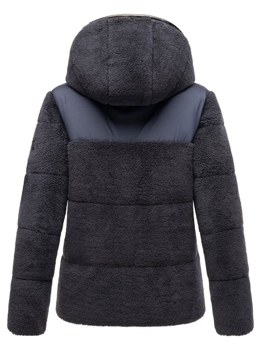Marikoo Damen Teddy Puffer Jacke mit Kapuze & Reißverschluss – Kaguraa - Image 4