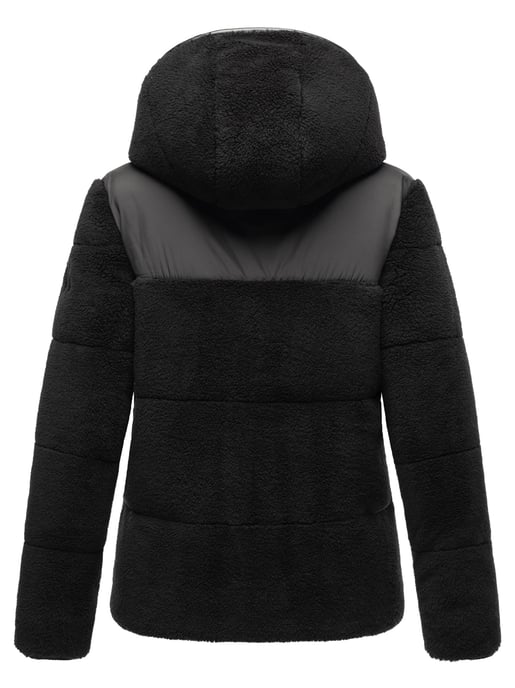Marikoo Damen Teddy Puffer Jacke mit Kapuze & Reißverschluss – Kaguraa - Image 4