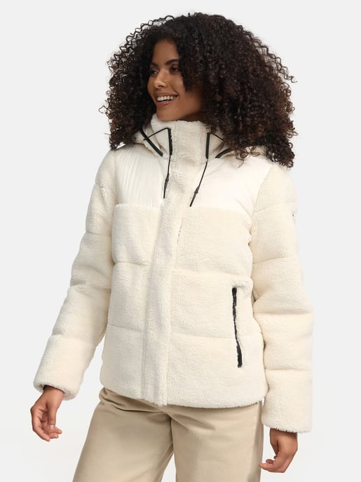 Marikoo Damen Teddy Puffer Jacke mit Kapuze & Reißverschluss – Kaguraa - Image 6