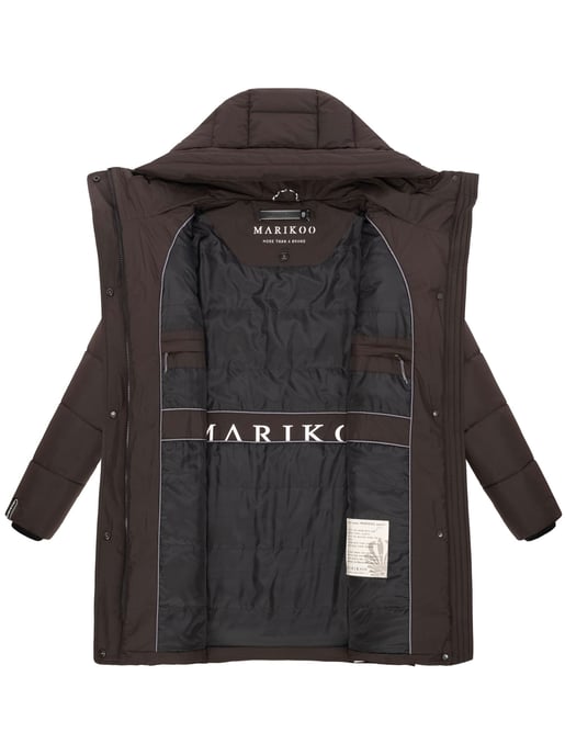 Marikoo Damen Steppjacke Karumikoo XVI – warm, stylisch & mit Kapuze - Image 5