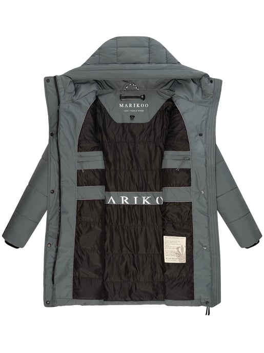 Marikoo Damen Steppjacke Karumikoo XVI – warm, stylisch & mit Kapuze - Image 5