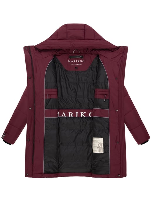 Marikoo Damen Steppjacke Karumikoo XVI – warm, stylisch & mit Kapuze - Image 5