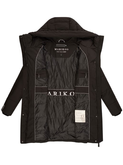Marikoo Damen Steppjacke Karumikoo XVI – warm, stylisch & mit Kapuze - Image 5