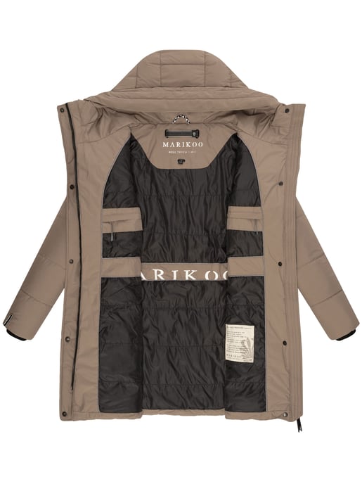 Marikoo Damen Steppjacke Karumikoo XVI – warm, stylisch & mit Kapuze - Image 5