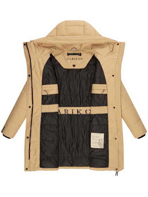 Marikoo Damen Steppjacke Karumikoo XVI – warm, stylisch & mit Kapuze - Image 5