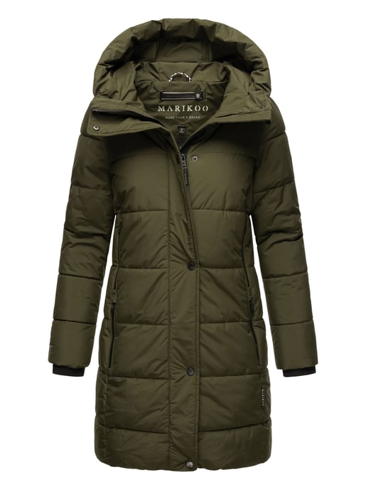 Marikoo Damen Steppjacke Karumikoo XVI – warm, stylisch & mit Kapuze - Image 1