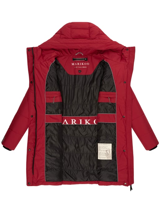 Marikoo Damen Steppjacke Karumikoo XVI – warm, stylisch & mit Kapuze - Image 5