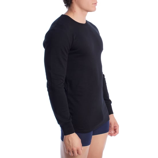 Langärmeliges Thermo-T-Shirt aus Baumwolle für Männer A0258 - Image 3