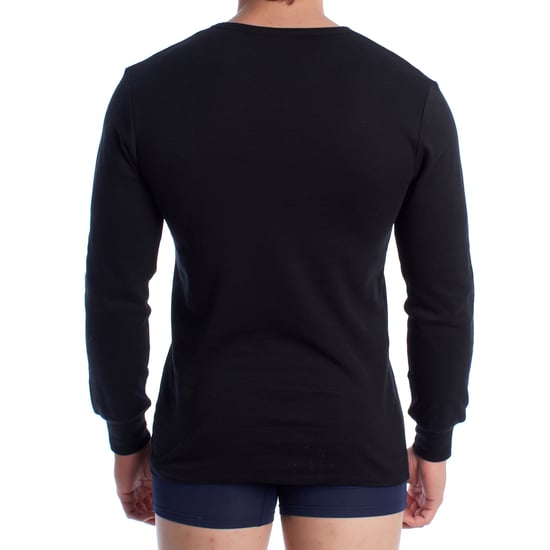 Langärmeliges Thermo-T-Shirt aus Baumwolle für Männer A0258 - Image 4