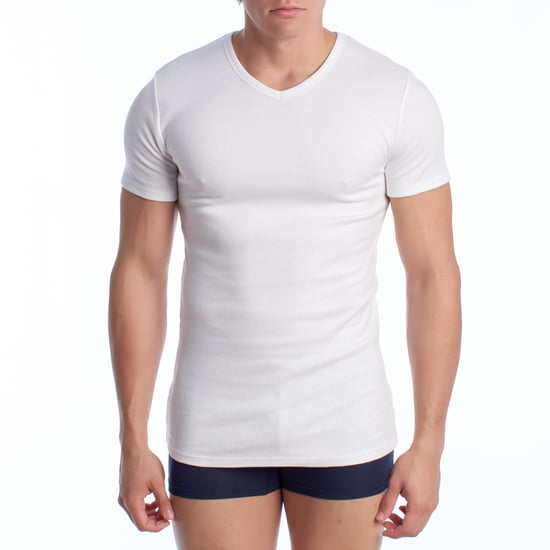Kurzarm-Baumwoll-Thermo-T-Shirt für Männer A0255 - Image 1