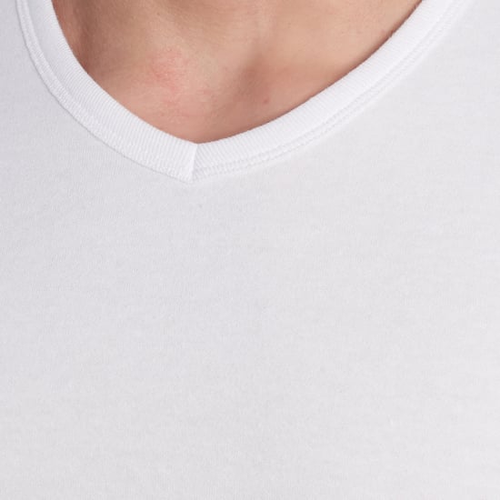 Kurzarm-Baumwoll-Thermo-T-Shirt für Männer A0255 - Image 2