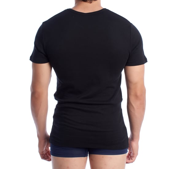 Kurzarm-Baumwoll-Thermo-T-Shirt für Männer A0256 - Image 4