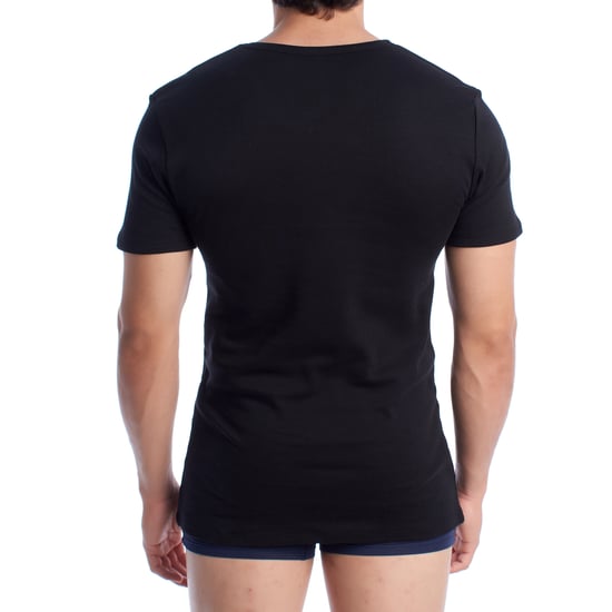 Kurzarm-Baumwoll-Thermo-T-Shirt für Männer A0255 - Image 4