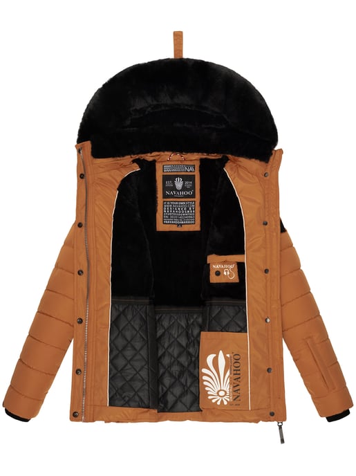 Navahoo Damen Winter Steppjacke Milianaa – Warm, Kuschelig & Wetterfest mit Kapuze - Image 6
