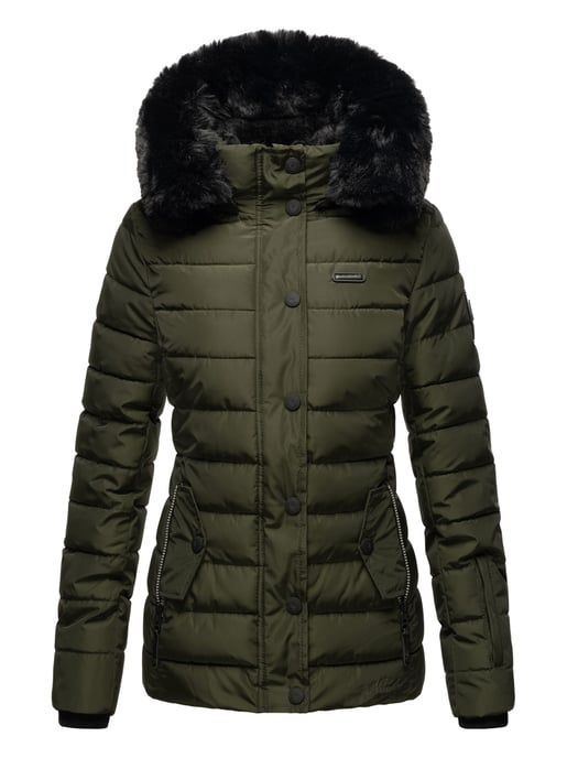 Navahoo Damen Winter Steppjacke Milianaa – Warm, Kuschelig & Wetterfest mit Kapuze - Image 2