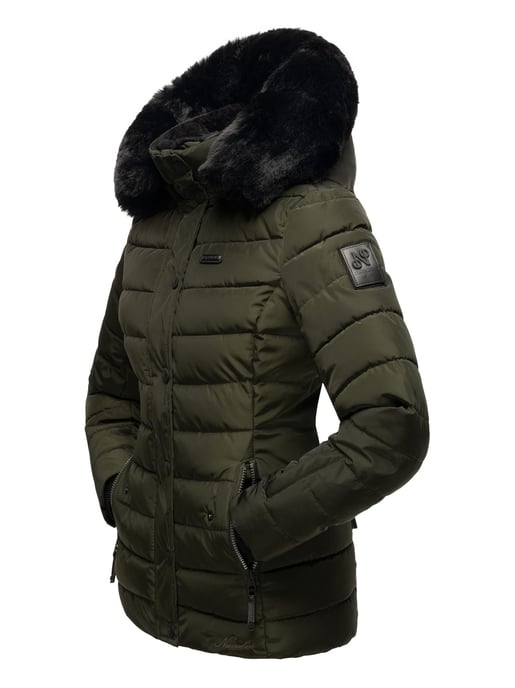 Navahoo Damen Winter Steppjacke Milianaa – Warm, Kuschelig & Wetterfest mit Kapuze - Image 4