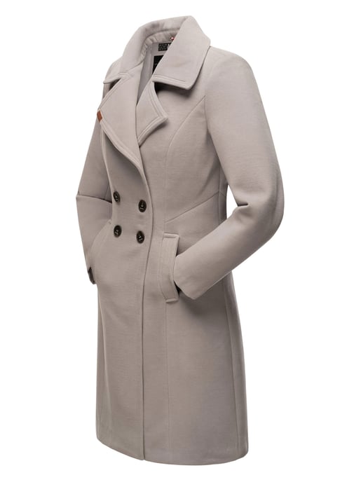Navahoo Damen Trenchcoat Wooly – Premium Wintermantel mit Eleganter Passform - Image 4