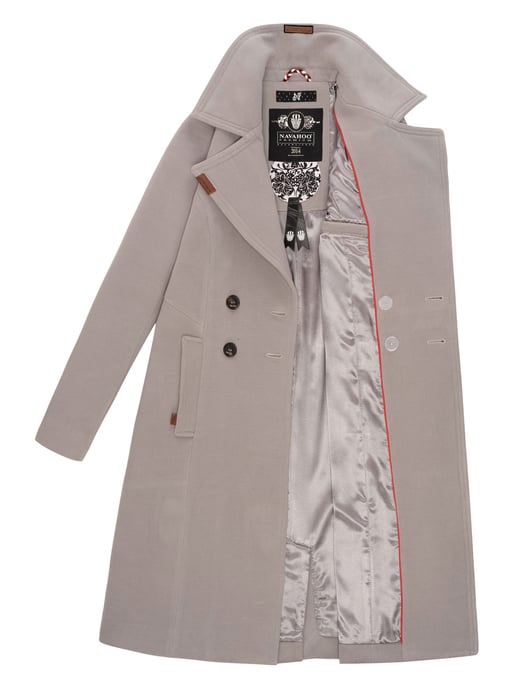 Navahoo Damen Trenchcoat Wooly – Premium Wintermantel mit Eleganter Passform - Image 6