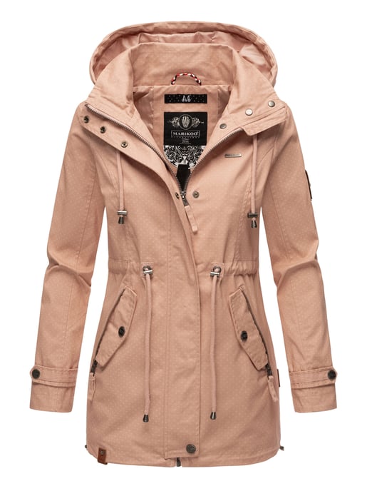 Marikoo leichte Damen Übergangsjacke mit abnehmbarer Kapuze - Image 1