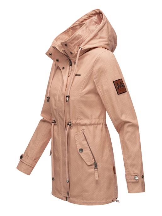 Marikoo leichte Damen Übergangsjacke mit abnehmbarer Kapuze - Image 3