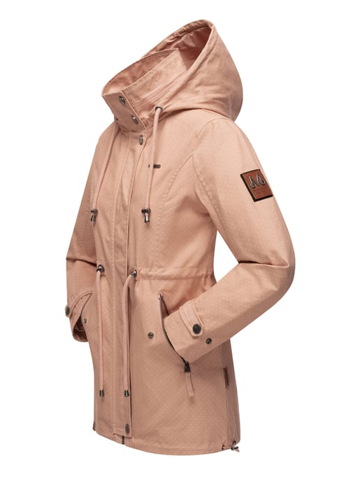 Marikoo leichte Damen Übergangsjacke mit abnehmbarer Kapuze - Image 4