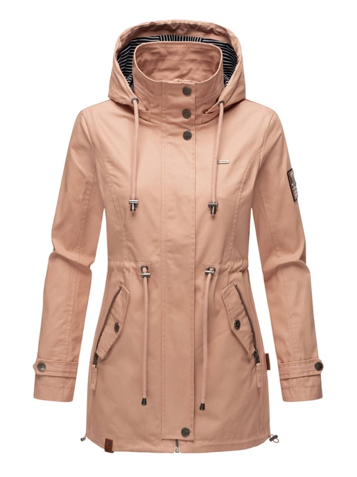 Marikoo leichte Damen Übergangsjacke mit abnehmbarer Kapuze - Image 2