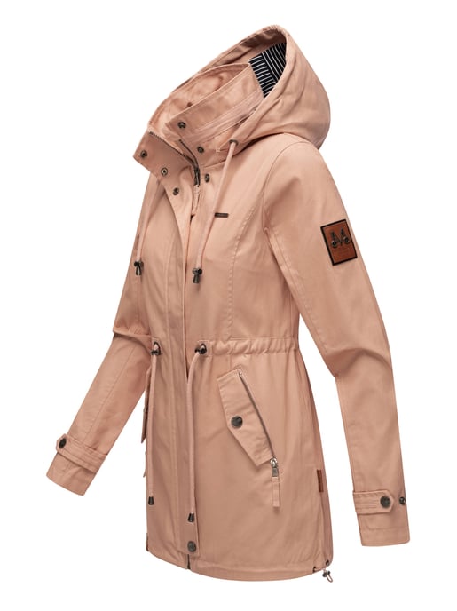 Marikoo leichte Damen Übergangsjacke mit abnehmbarer Kapuze - Image 3