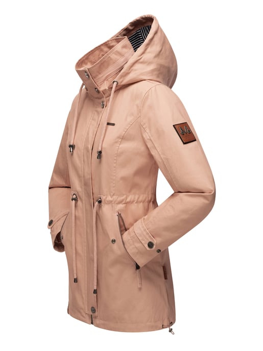 Marikoo leichte Damen Übergangsjacke mit abnehmbarer Kapuze - Image 4